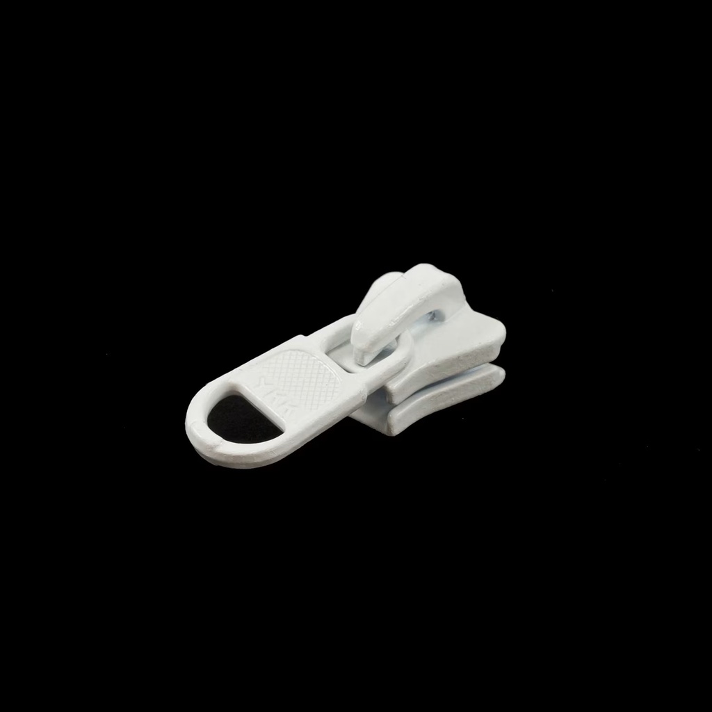 YKK® VISLON® #5 Deslizador Metálico Blanco