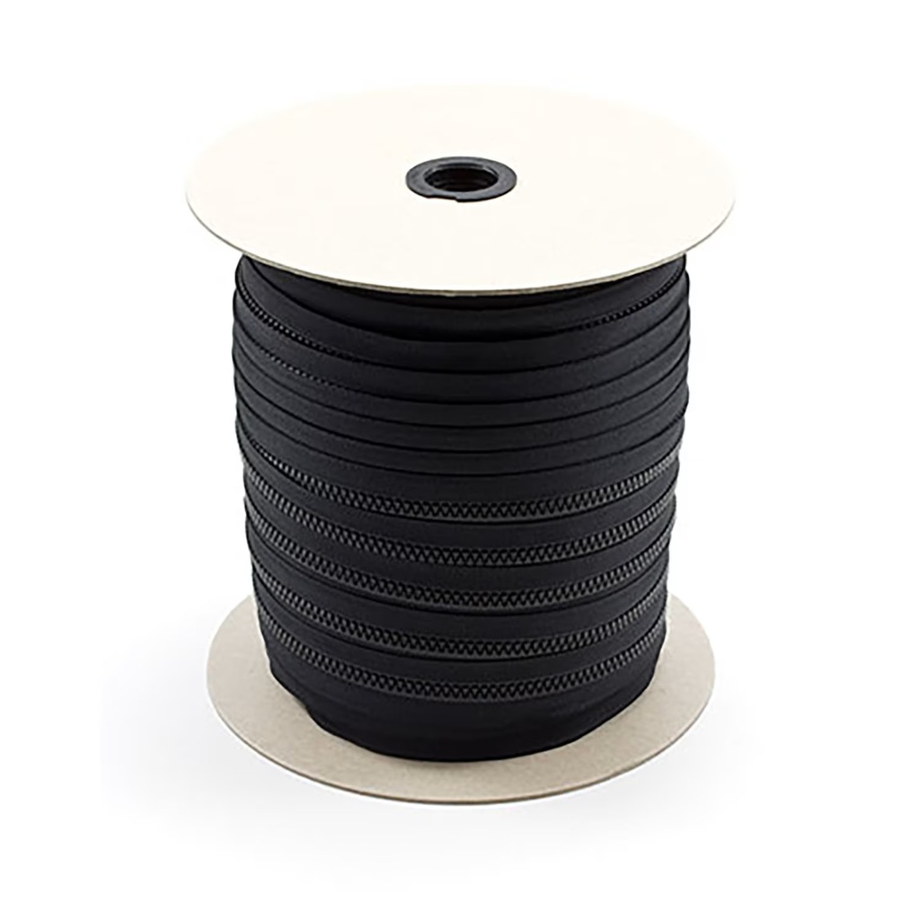 YKK® VISLON®Cadena negro #5VS 9/16" de ancho 99.66 mts de largo
