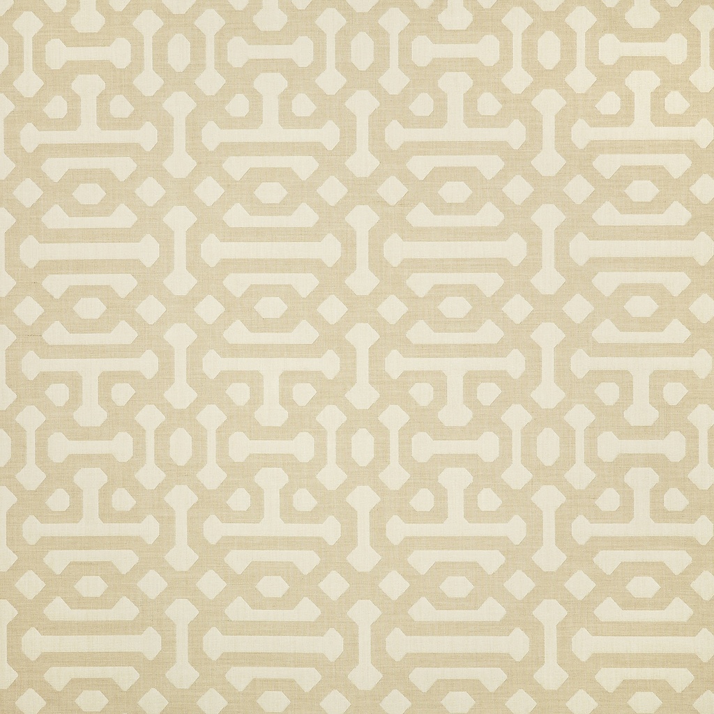 [740717] Sunbrella 54" 45991-0001 Fretwork Flax