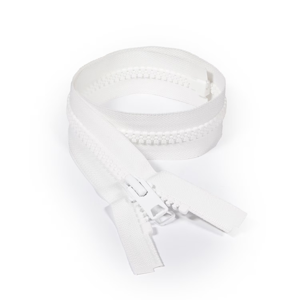 YKK® VISLON®  #10 Blanco de 0.45 mts de largo