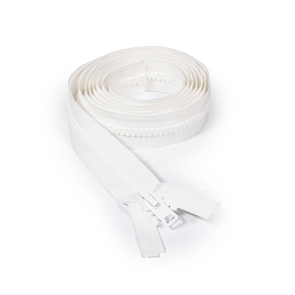 YKK® VISLON®  #10 Blanco de 2.43 mts de largo